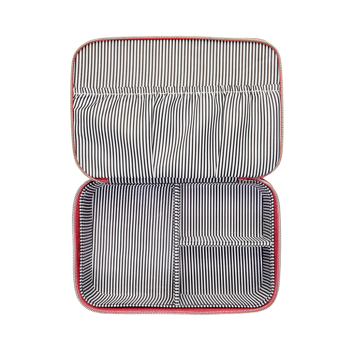 Louenhide Ellie Jewellery Box Raspberry Open | Merchants Homewares