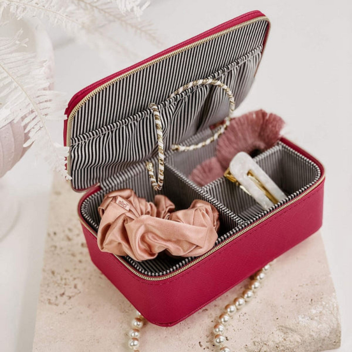Louenhide Ellie Jewellery Box Raspberry Lifestyle | Merchants Homewares