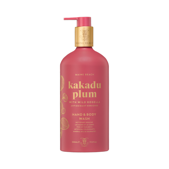 Maine Beach Kakadu Plum with Wild Rosella Hand & Body Wash open | Merchants Homewares