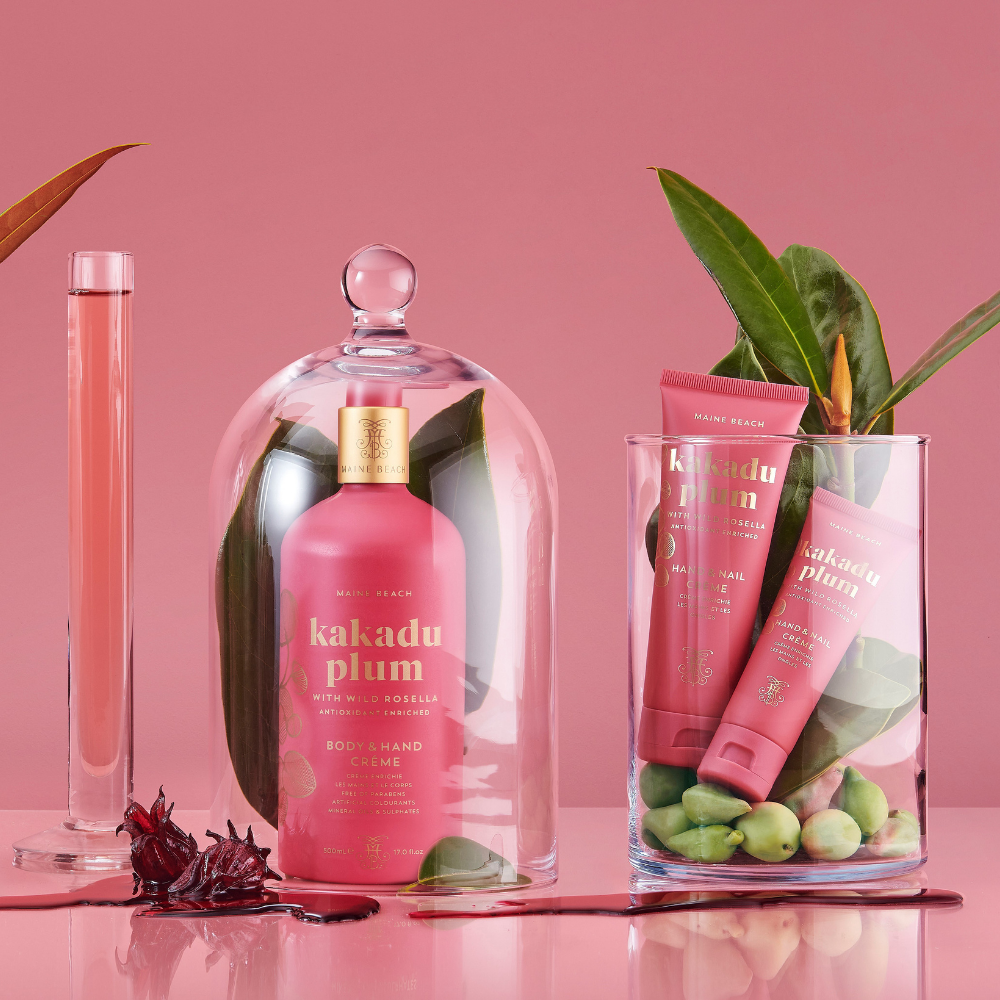 Maine Beach Kakadu Plum with Wild Rosella Hand & Nail Cream 100ml lifestyle | Merchants Homewares
