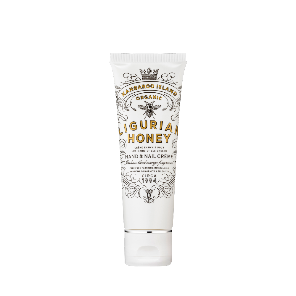 Maine Beach Organic Kangaroo Island Ligurian Honey Hand & Nail Cream 50ml open | Merchants Homewares