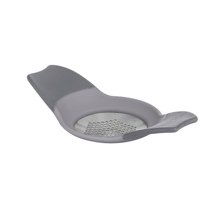 Grand Designs | Kitchen Grate & Crush - 2 in 1 Garlic Crusher Grey/Silver