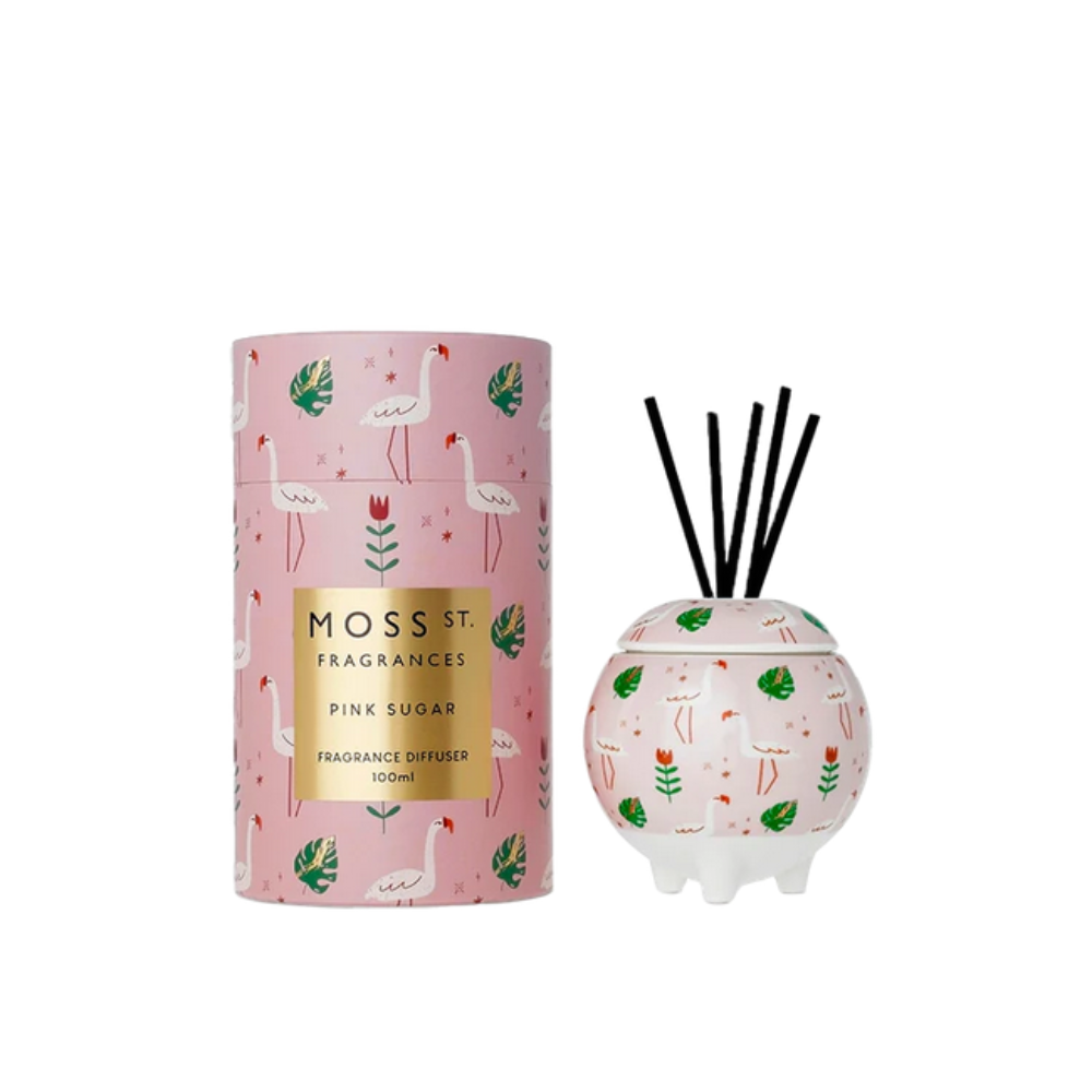 Moss St Pink Sugar Ceramic Diffuser | Merchants Homewares