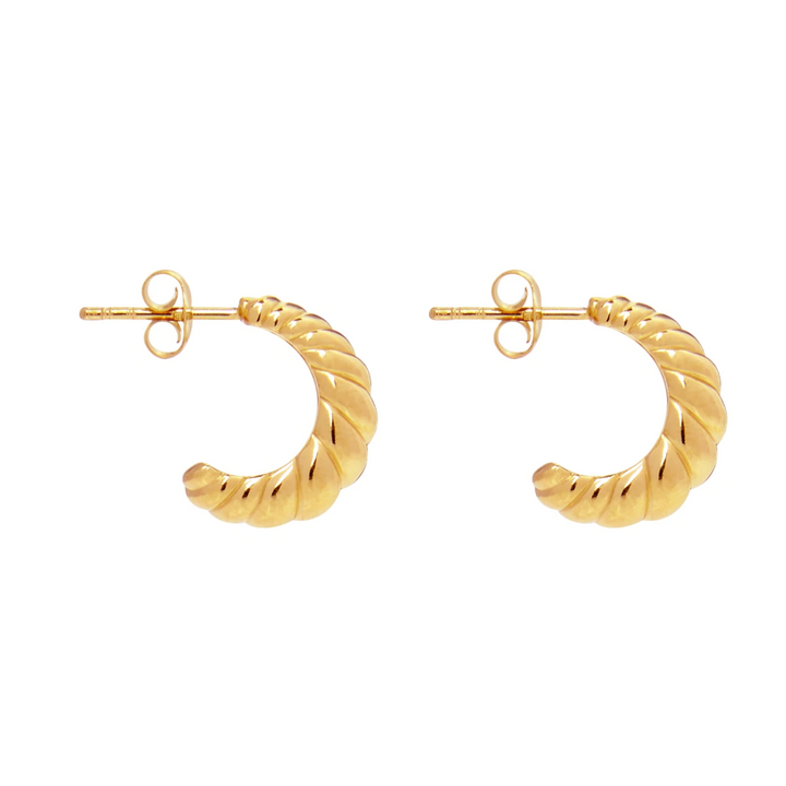 Najo Cafe Yellow Gold Stud Earring | Merchants Homewares