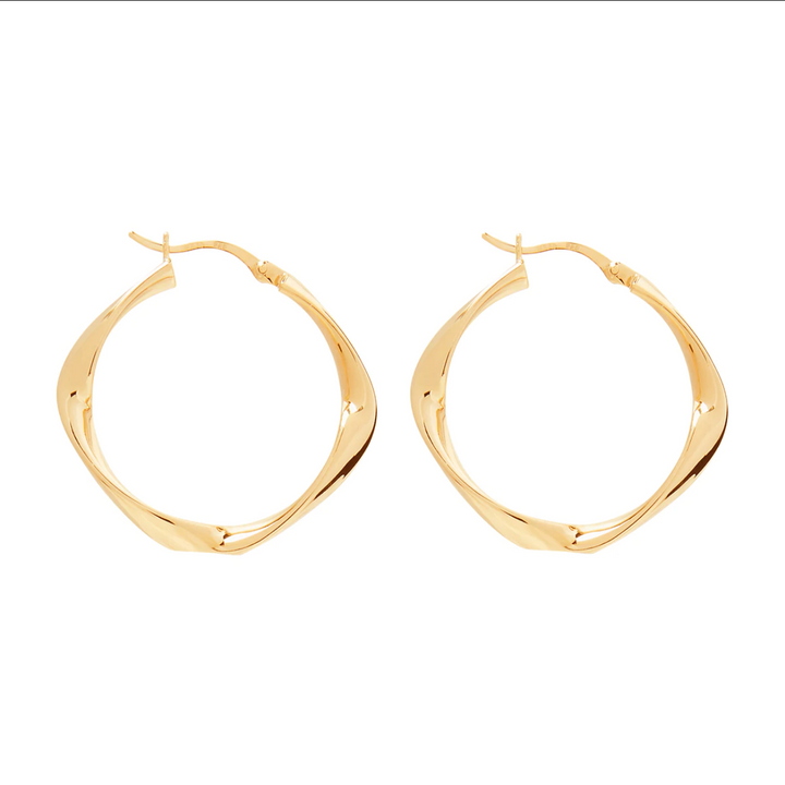 Najo Garden of Eden Yellow Gold Hoop Earring | Merchants Homewares