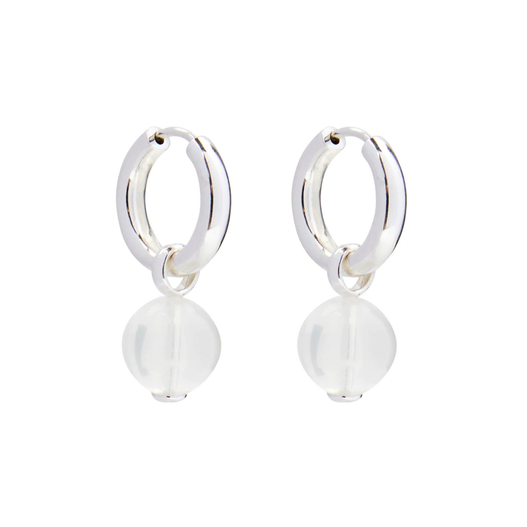 Najo Jellydrop Silver Quartz Earring | Merchants Homewares