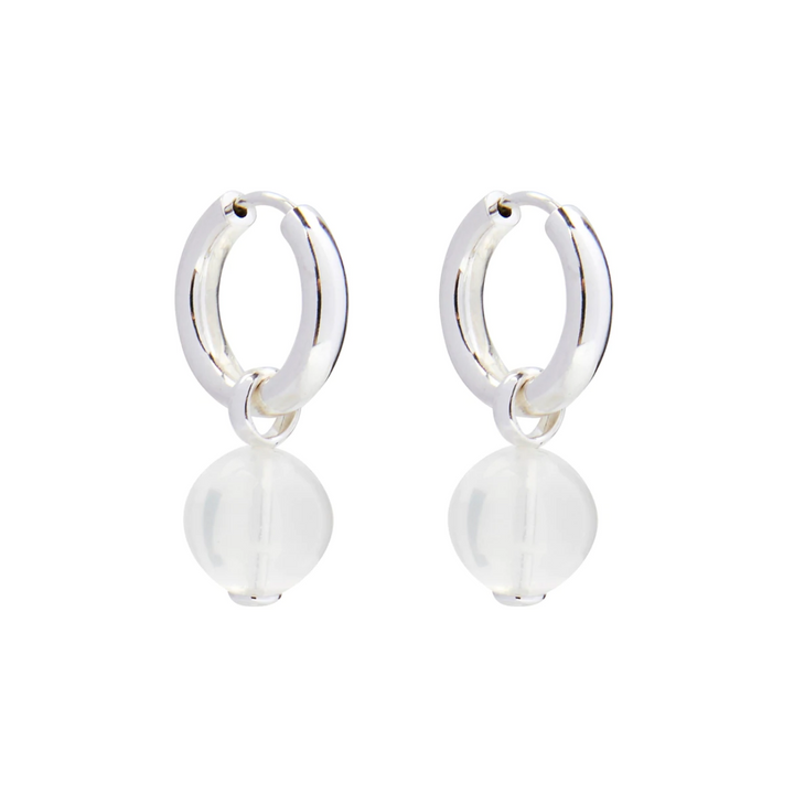 Najo Jellydrop Silver Quartz Earring | Merchants Homewares
