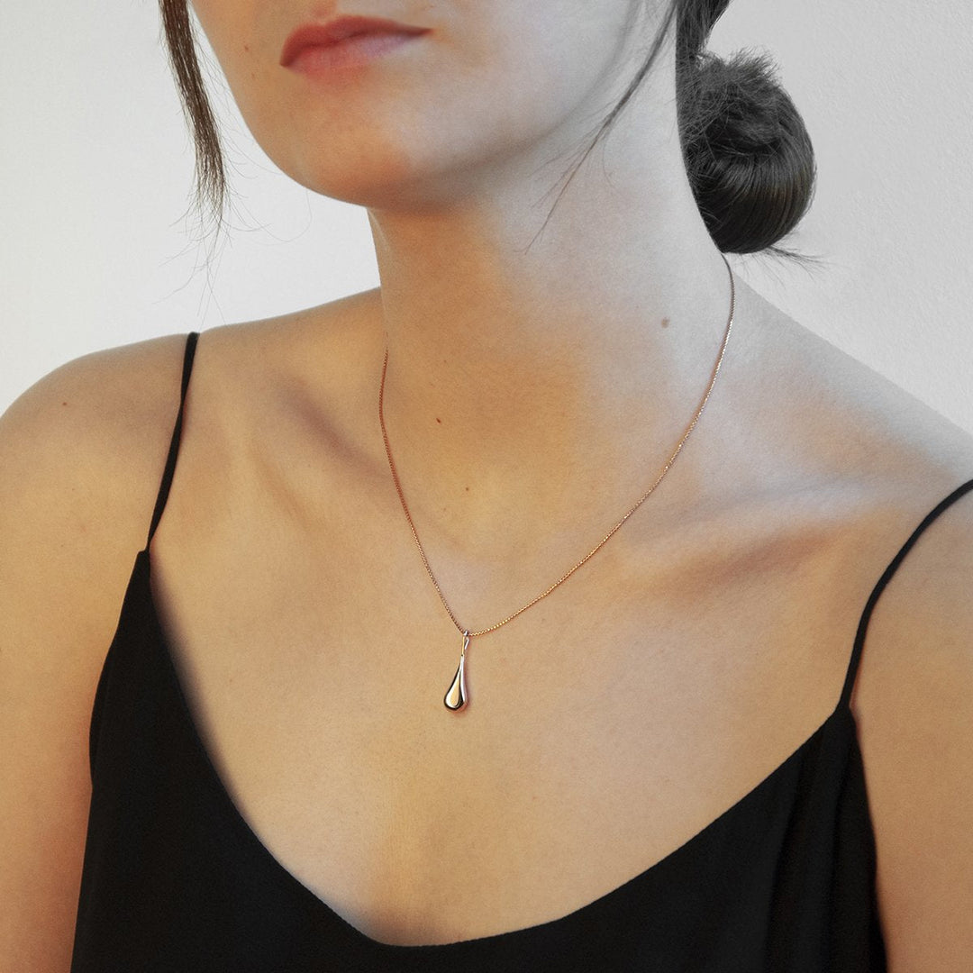 Najo My Silent Tears Necklace Rose Gold lifestyle | Merchants Homewares