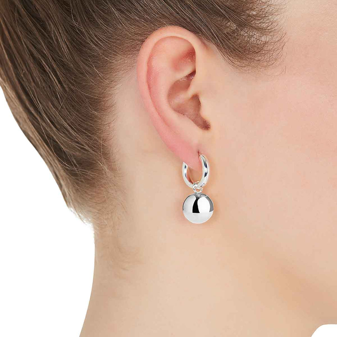 Najo On and Off Earring Silver lifestyle | Merchants Homewares