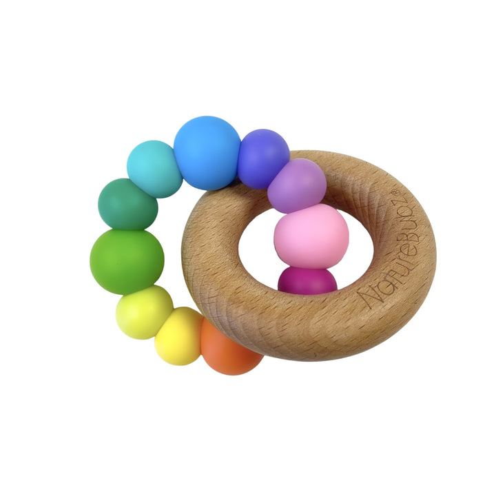 Nature Bubz Bright Rainbow Cove Teether | Merchant Homewares