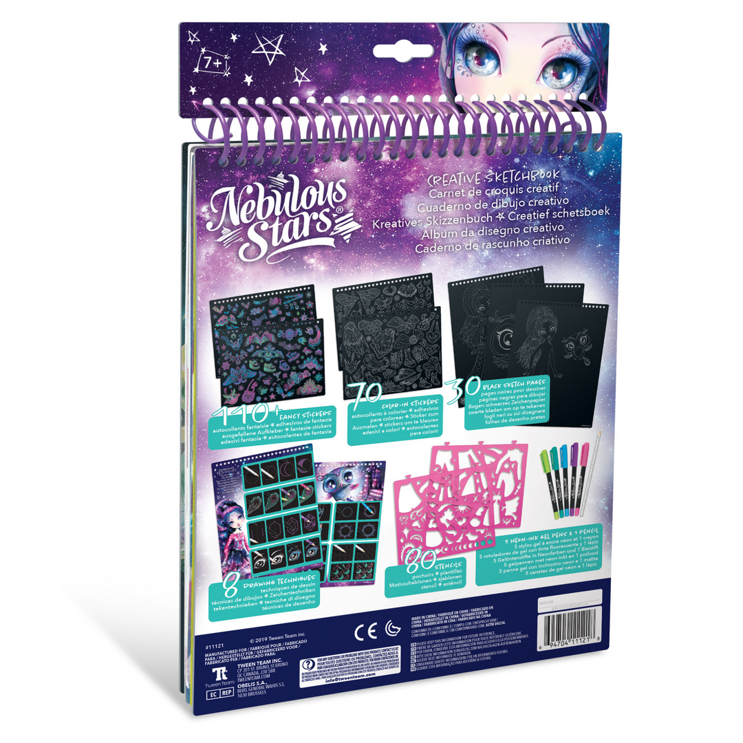 Nebulous Stars Eclipsia's Creative Sketchbook Black | Merchants Homewares