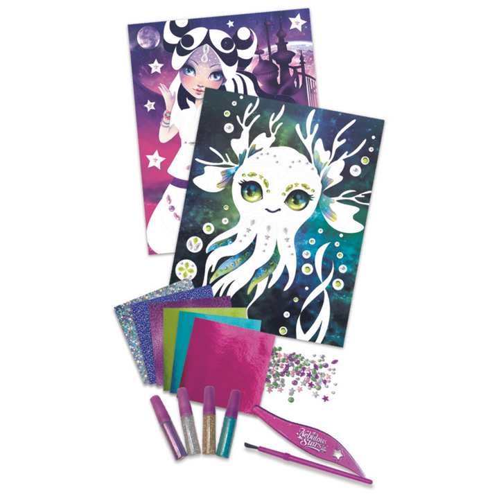 Nebulous Stars Glitter & Foil Art | Merchants Homewares