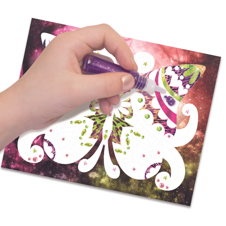 Nebulous Stars Glitter & Foil Art | Merchants Homewares