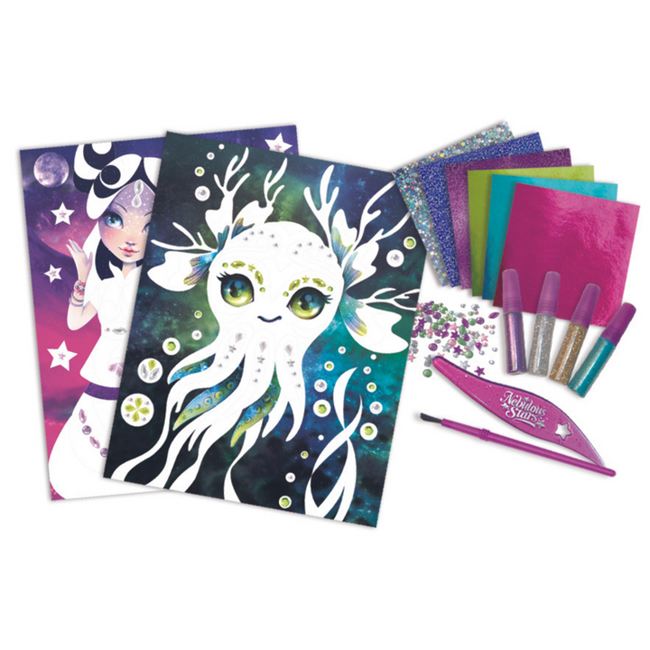 Nebulous Stars Glitter & Foil Art | Merchants Homewares