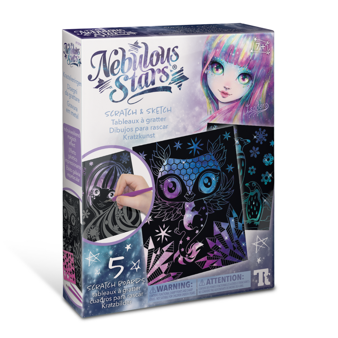 Nebulous Stars Scratch Art | Merchants Homewares
