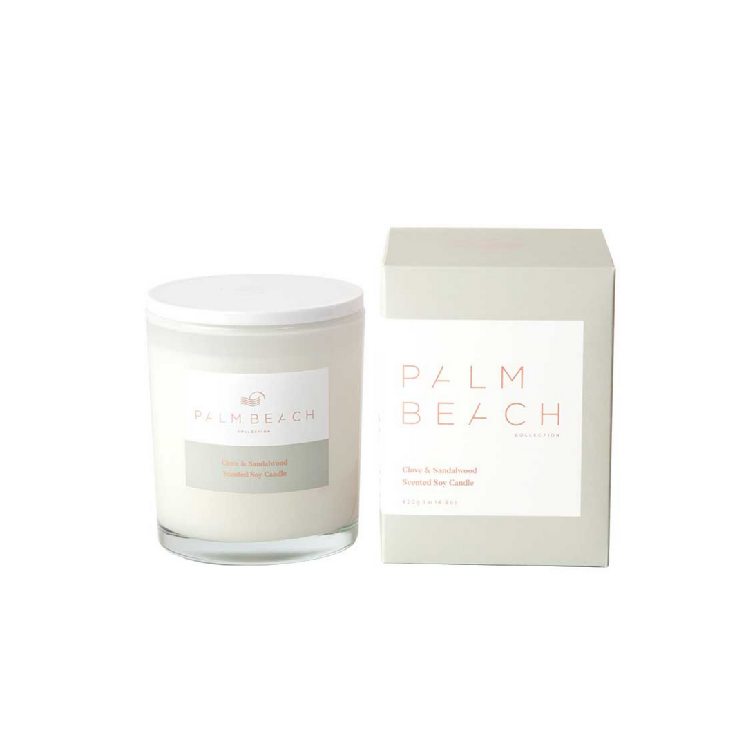 Palm Beach | Clove & Sandalwood 420g Scented Soy Candle | Merchant Homewares