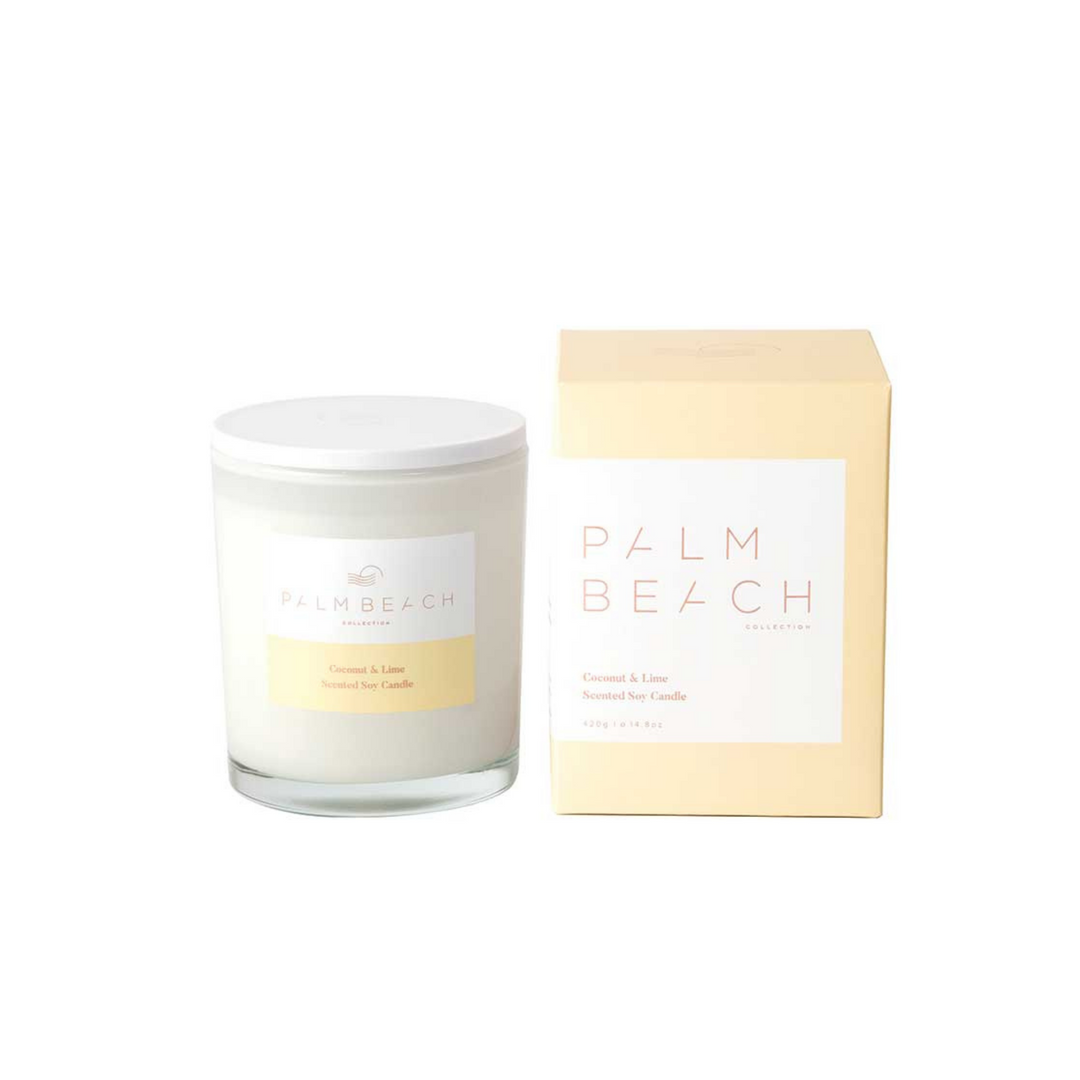 Palm Beach | Coconut & Lime 420g Scented Soy Candle | Merchant Homewares