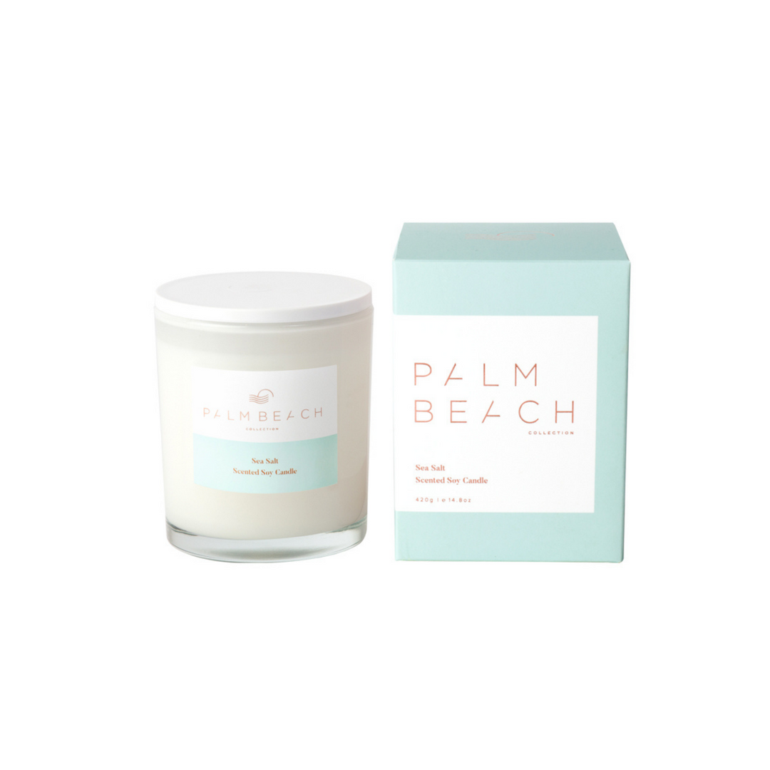 Palm Beach | Sea Salt 420g Scented Soy Candle | Merchant Homewares
