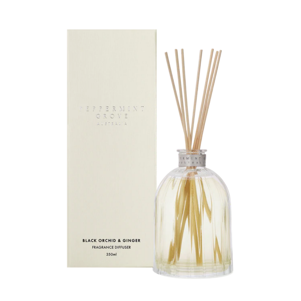 Peppermint Grove Black Orchid & Ginger Diffuser 350ml | Merchants Homewares