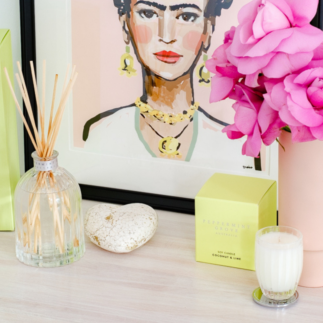 Peppermint Grove Small Soy Candle 60g Coconut And Lime Lifestyle | Merchants Homewares