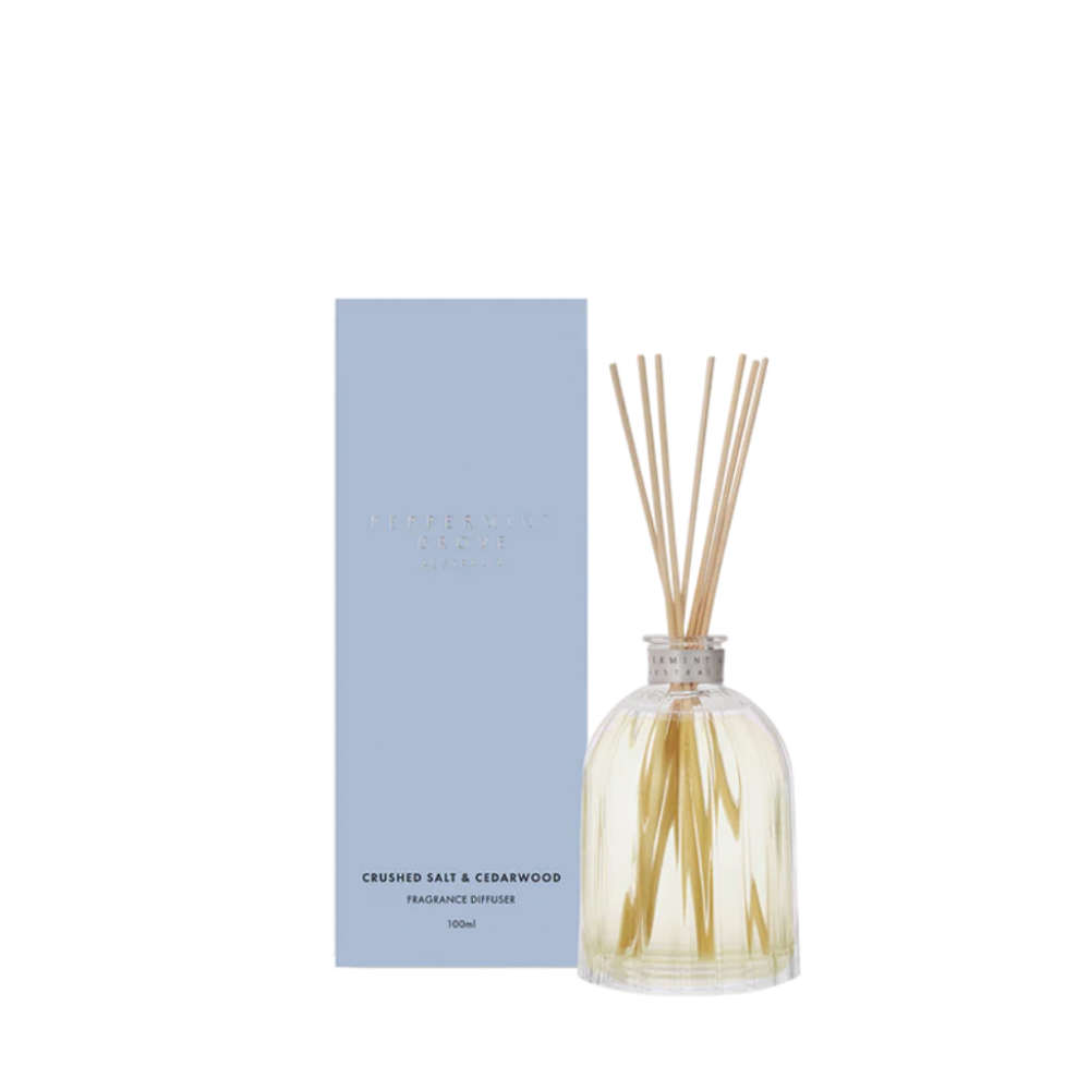 Peppermint Grove Crushed Salt & Cedarwood Diffuser 100ml | Merchants Homewares