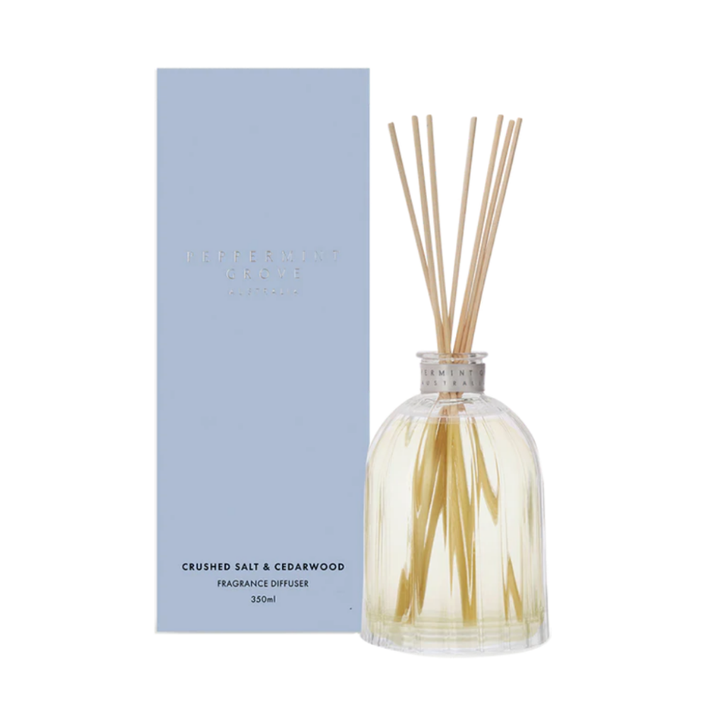 Peppermint Grove Crushed Salt & Cedarwood Diffuser 350ml | Merchants Homewares