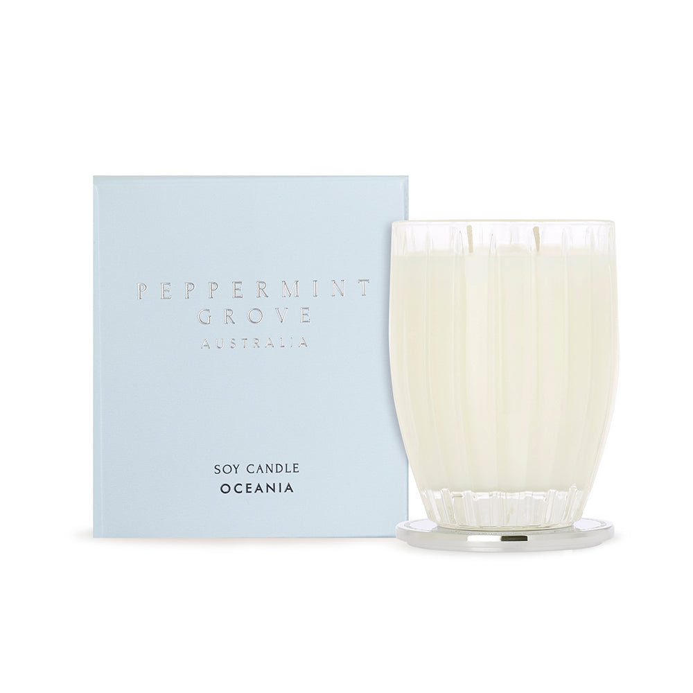 Peppermint Grove Large Soy Candle 350g Oceania | Merchants Homewares
