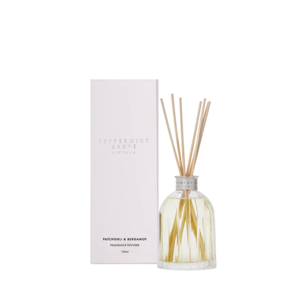 Peppermint Grove Patchouli & Bergamot Diffuser 100ml | Merchants Homewares