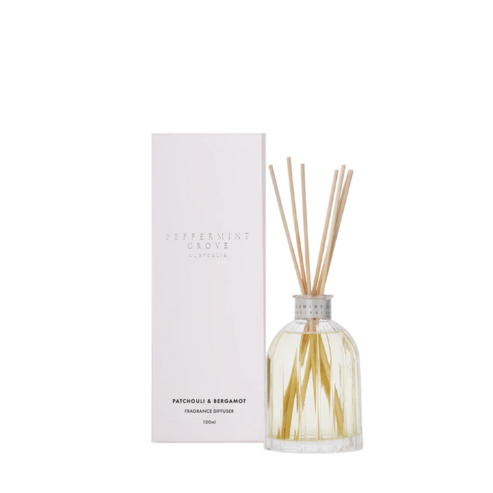 Peppermint Grove Patchouli & Bergamot Diffuser 100ml | Merchants Homewares