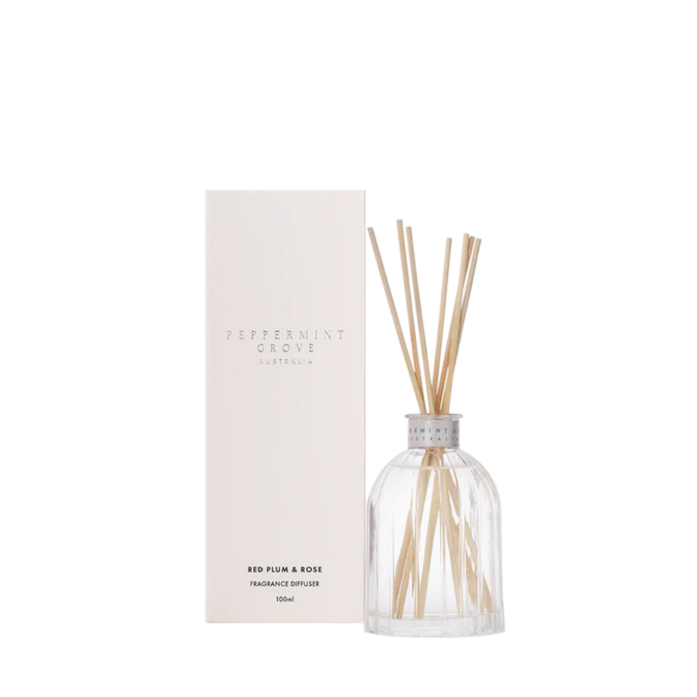 Peppermint Grove Red Plum & Rose Diffuser 100ml | Merchants Homewares