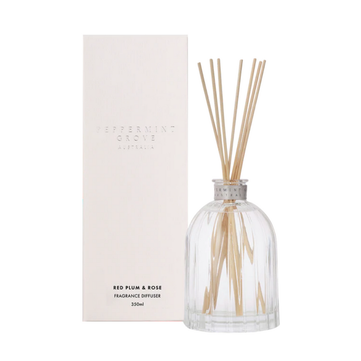 Peppermint Grove Red Plum & Rose Diffuser 350ml | Merchants Homewares