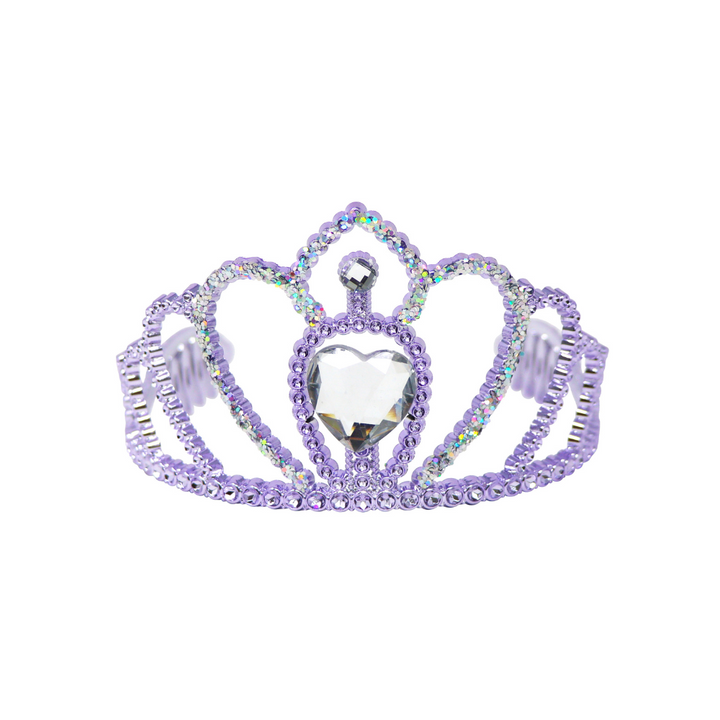 Pink Poppy Princess Violet Crown With Heart Gemstone | Merchants Homewares