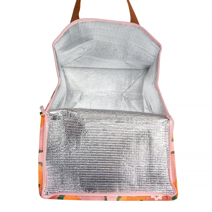 Kollab | Cooler Bag | Poppies | Open | Merchant Homewares