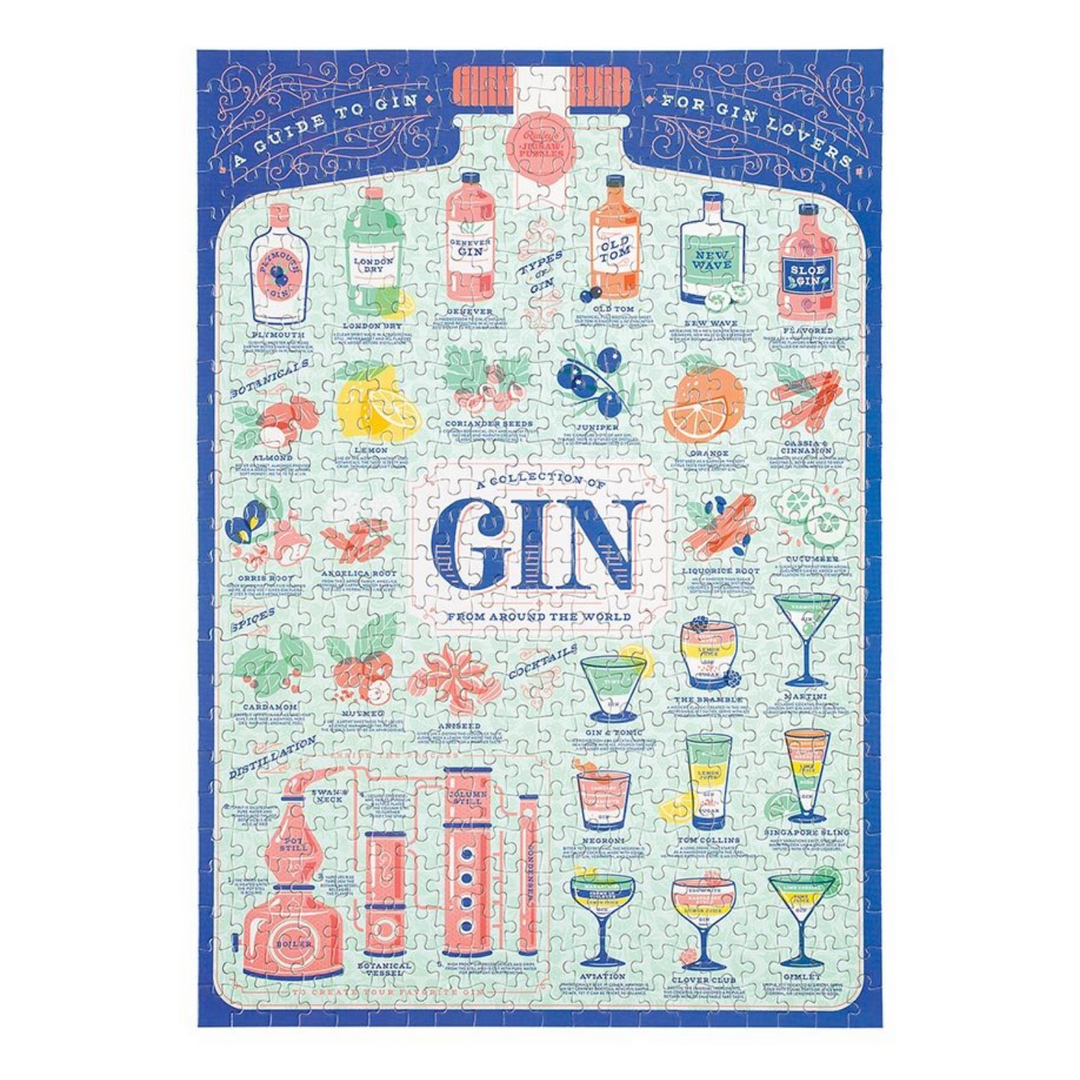 Ridley's Games Gin Lover's Puzzle 500pc open | Merchants Homewares