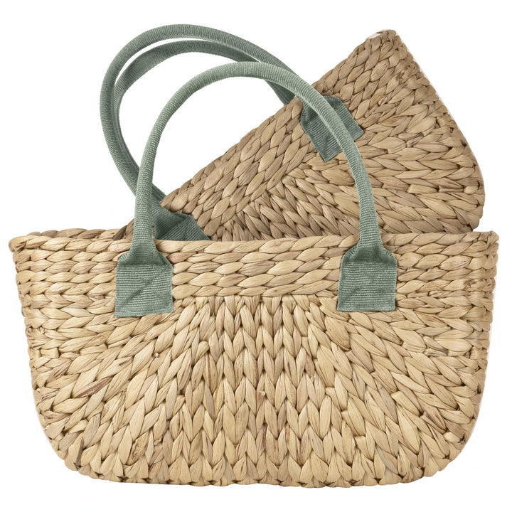 Robert Gordon Harvest Basket Olive Canvas Handle | Merchants Homewares