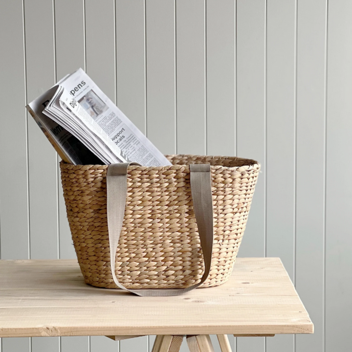 Robert Gordon Jumbo Tote Basket Olive Lifestyle | Merchants Homewares
