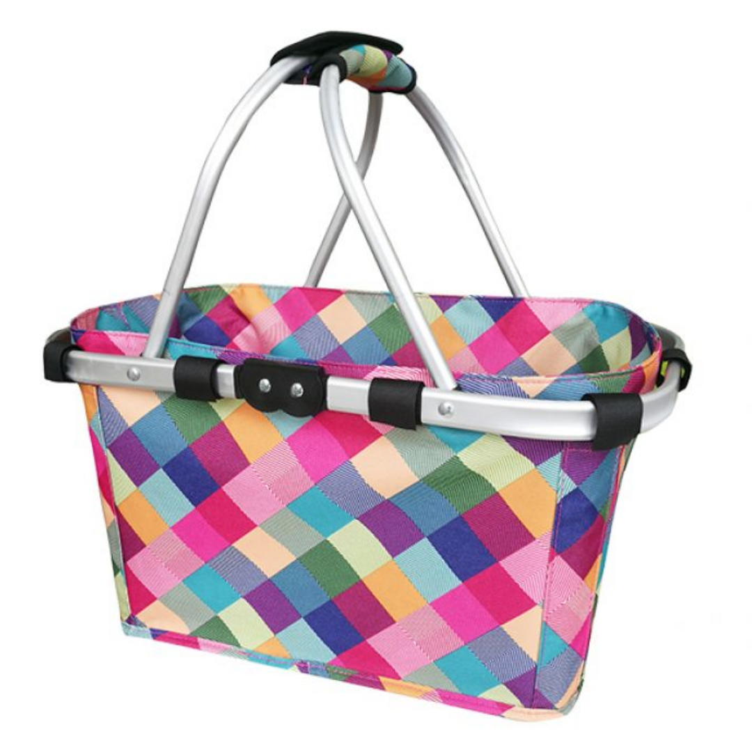 SACHI TWO HANDLE CARRY BASKET - HARLEQUIN MERCHANTS HOMEWARES