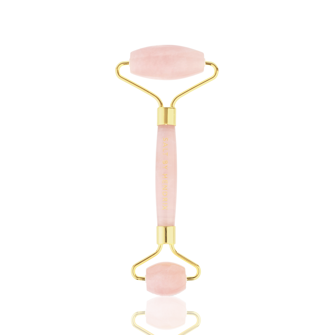 Salt By Hendrix Face Roller Rose Quartz open | Merchants Homewares