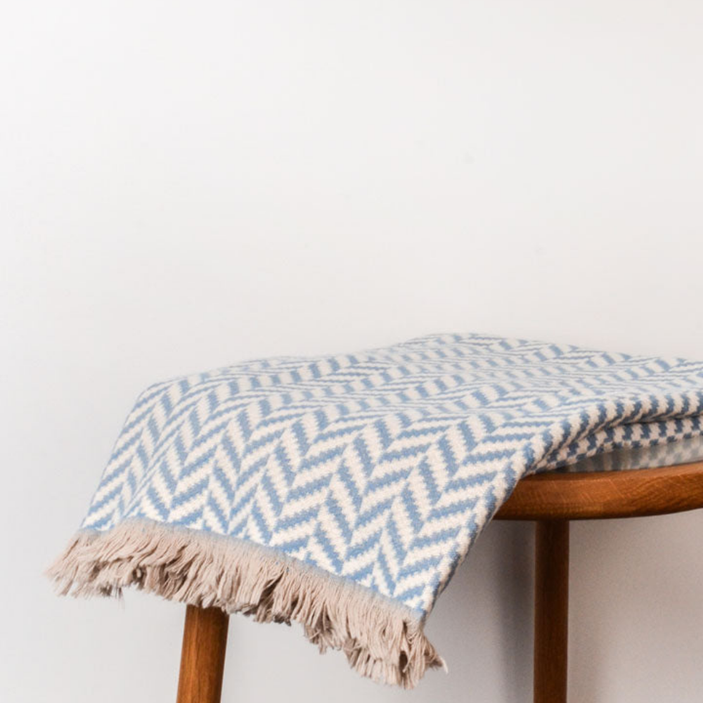 Seven Seas Chloe Throw Agean Blue | Merchants Homewares