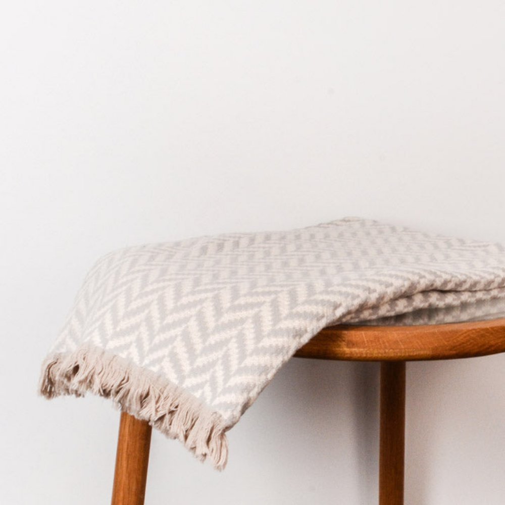 Seven Seas Chloe Throw Silver | Merchants Homewares
