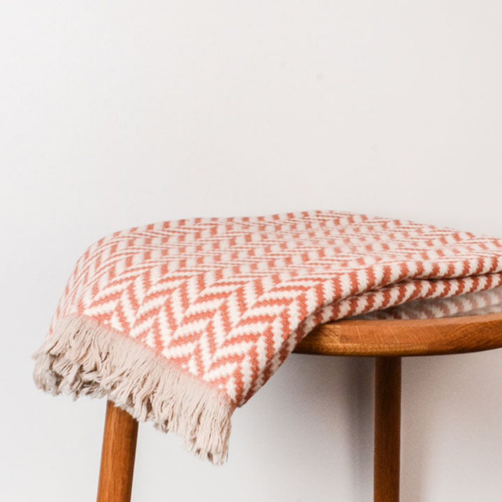 Seven Seas Chloe Throw Terracotta | Merchants Homewares