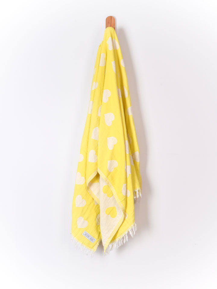 Seven Seas | Premium  Range | Hearts | Bright Yellow | Merchant Homewares