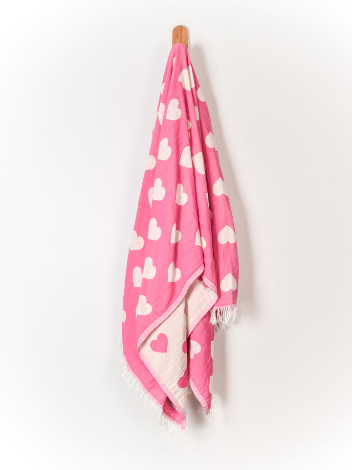 Seven Seas | Premium  Range | Hearts | Fuschia | Merchant Homewares
