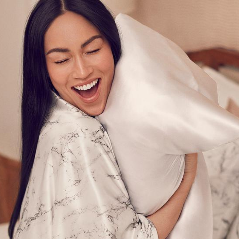 Slip Pillow Case White Queen Lifestyle | Merchants Homewares