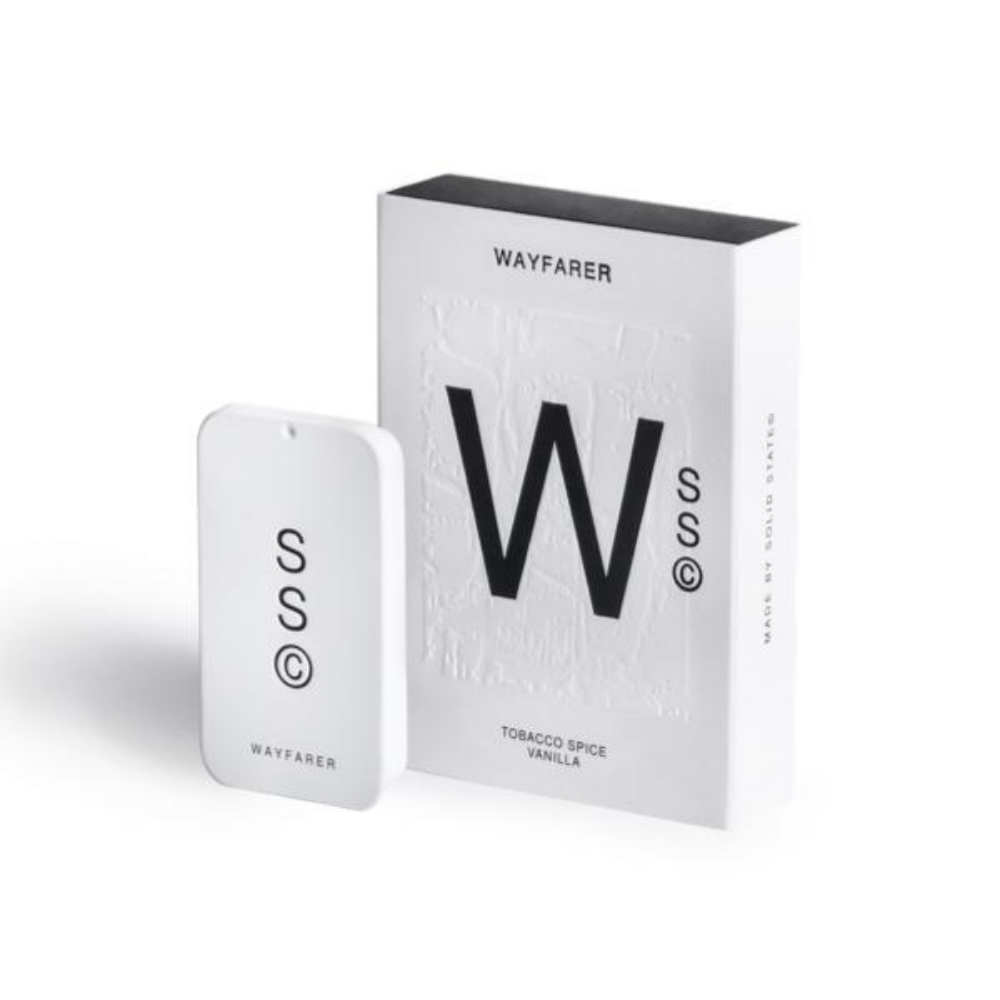 Solid State Wayfarer Tobacco Spice & Vanilla open and packaged | Merchants Homewares