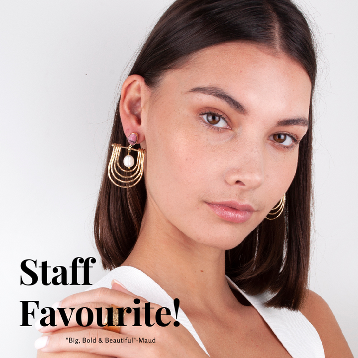 Bianc Cleopatra Earrings Staff Favourites Big Bold And Beautiful Maud | Merchants Homewares