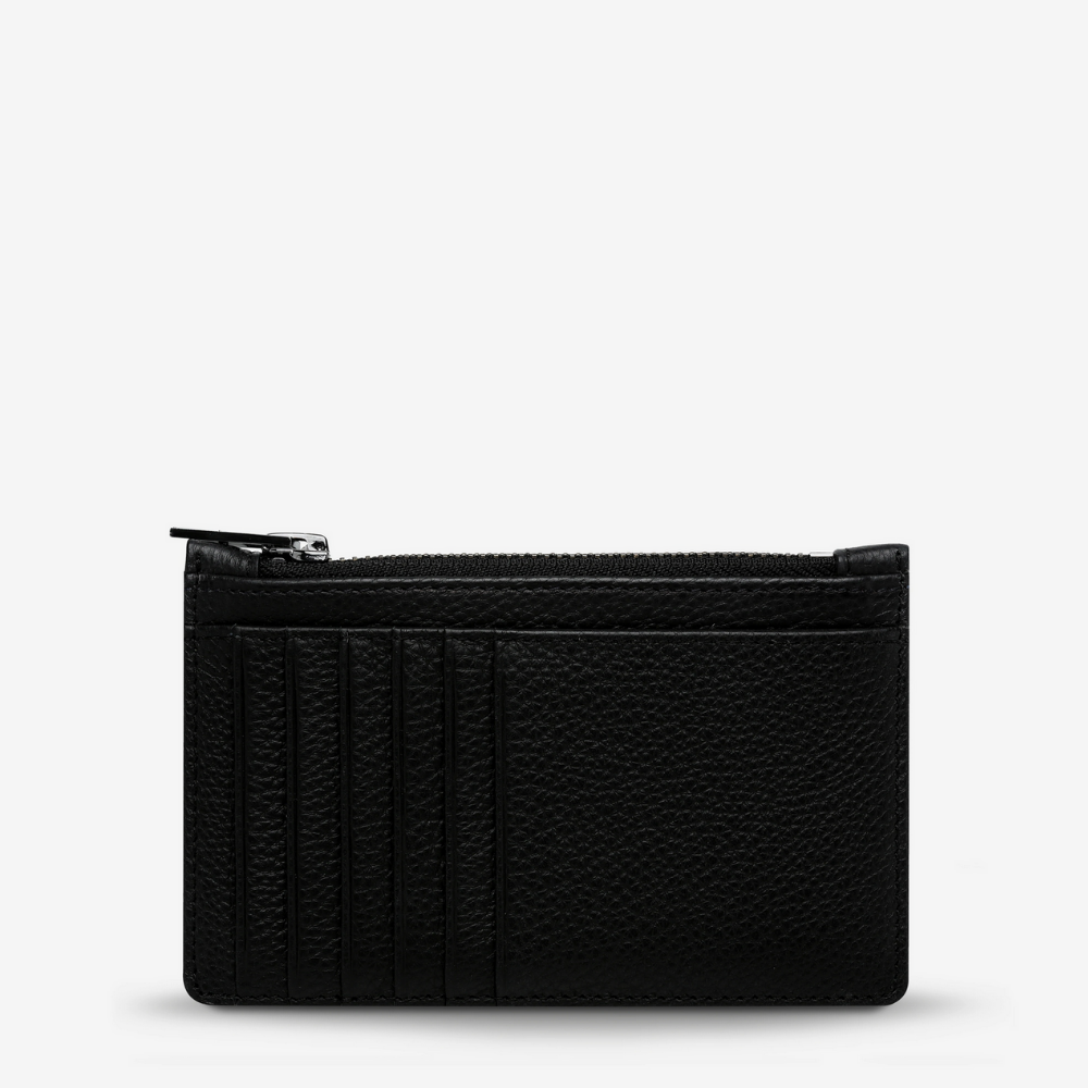 Status Anxiety Avoiding Things Wallet Black Back | Merchants Homewares