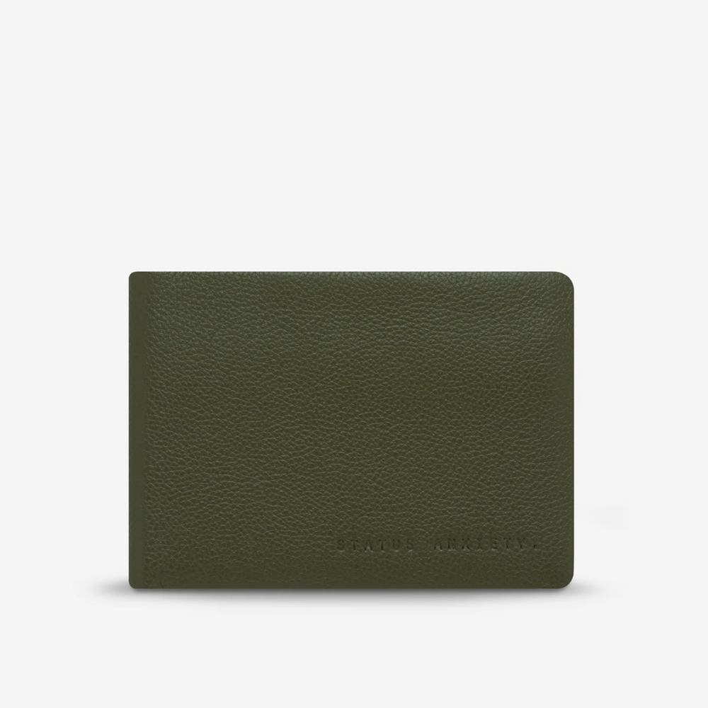 Status Anxiety Jonah Wallet Khaki | Merchants Homewares