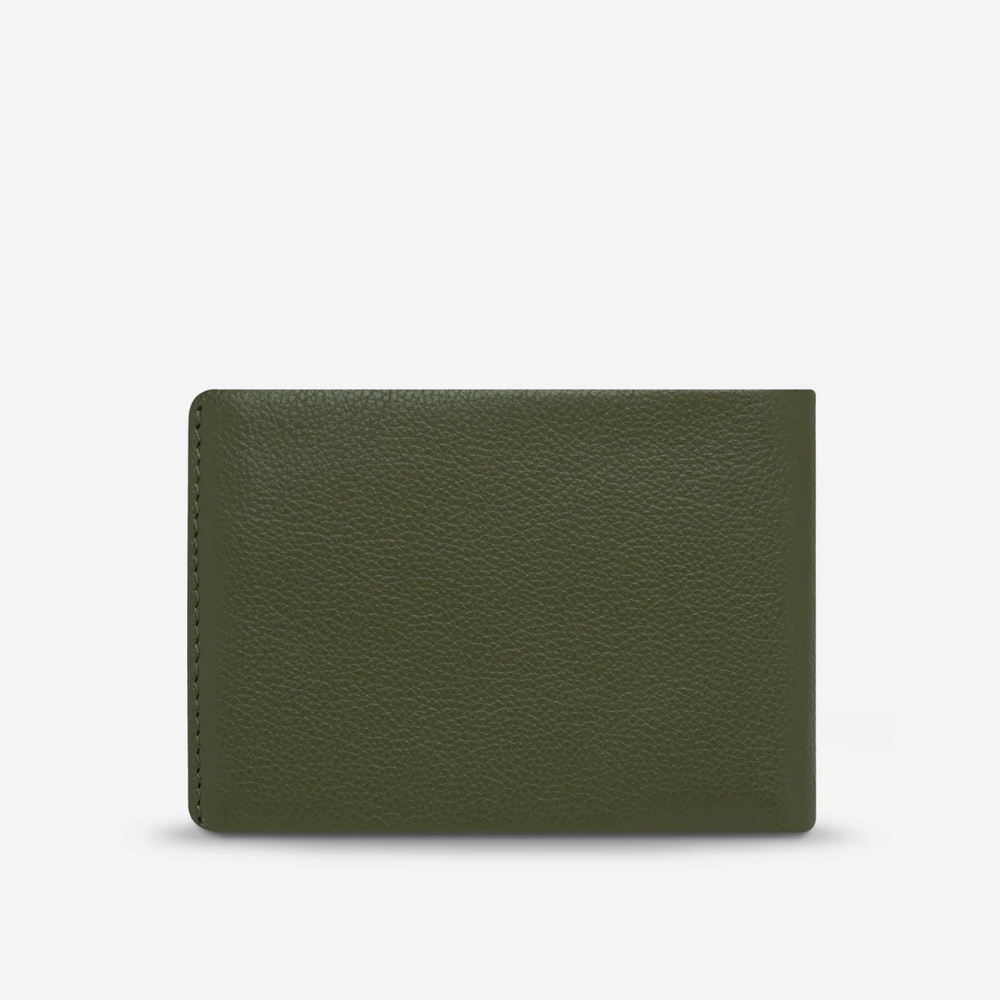Status Anxiety Jonah Wallet Khaki Back | Merchants Homewares
