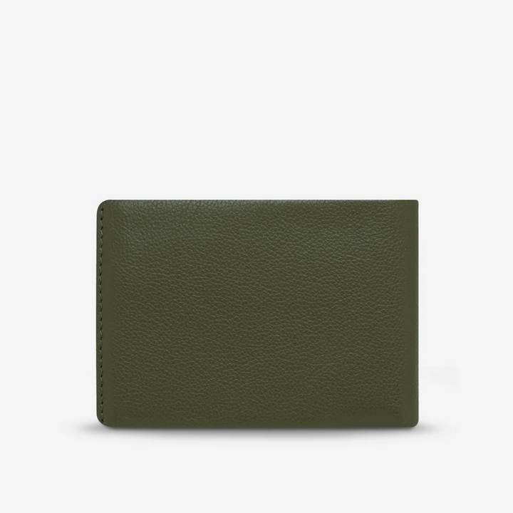 Status Anxiety Jonah Wallet Khaki Back | Merchants Homewares